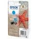 Epson Singlepack Cyan 603XL Ink C13T03A24010