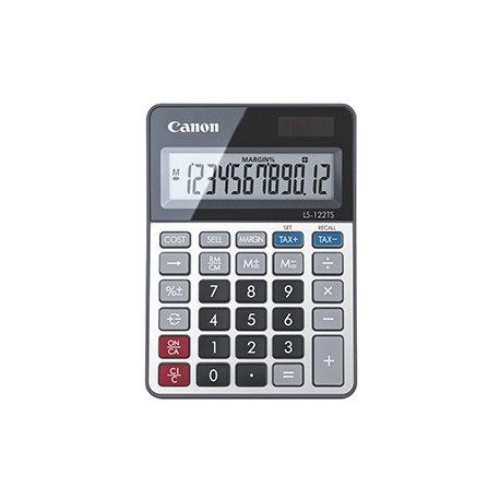 Canon LS 122TS calcolatrice Scrivania Calcolatrice con display Grigio 2470C002