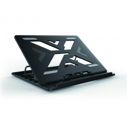 Conceptronic ERGO Laptop Cooling Stand 39,6 cm 15.6 Supporto per computer portatile Nero THANA03B