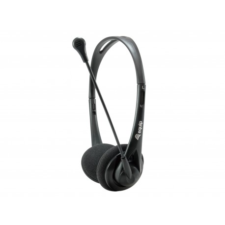 Conceptronic Chat Headset Auricolare Cablato A Padiglione Musica e Chiamate Nero 245302