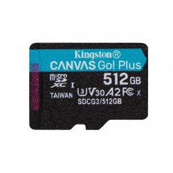 Kingston Technology Canvas Go Plus 512 GB MicroSD UHS I Classe 10 SDCG3512GBSP