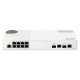 QNAP QSW M2108 2C switch di rete Gestito L2 2.5G Ethernet 10010002500 Grigio, Bianco