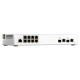 QNAP QSW M2108 2C switch di rete Gestito L2 2.5G Ethernet 10010002500 Grigio, Bianco