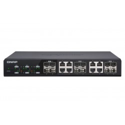 QNAP QSW M1208 8C switch di rete Gestito L2 10G Ethernet 100100010000 Nero