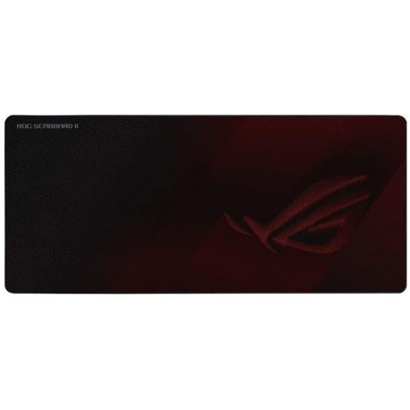 ASUS ROG Strix Scabbard II Tappetino per mouse per gioco da computer Nero, Rosso 90MP0210 BPUA00