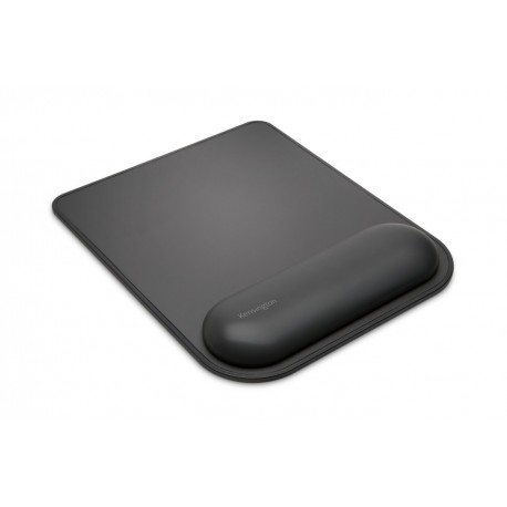 TAPPETINO MOUSE NERO GEL POGGIAPOLSI ERGONOMICO polso mousepad pad pc  computer