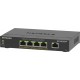 Netgear 5 Port Gigabit Ethernet High Power PoE Plus Switch GS305EPP Gestito L2L3 Gigabit Ethernet 101001000 Supporto...