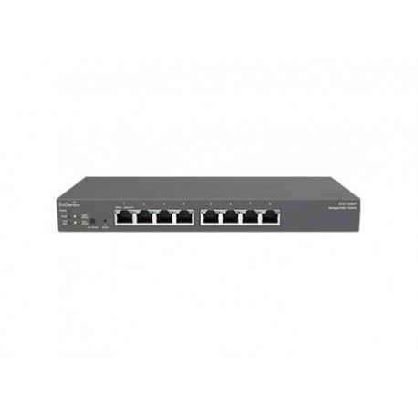 EnGenius ECS1008P switch di rete Gestito L2 Gigabit Ethernet 101001000 Supporto Power over Ethernet PoE Nero