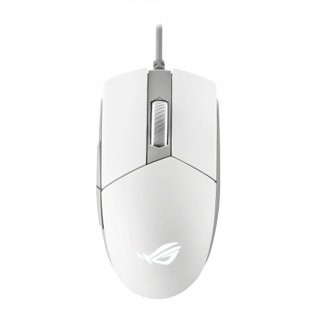 ASUS ROG Strix Impact II Moonlight White mouse Ambidestro USB tipo A Ottico 6200 DPI 90MP02C0 BMUA00