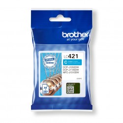 Brother LC 421C cartuccia dinchiostro 1 pz Originale Ciano LC421C