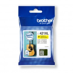 Brother LC 421XLY cartuccia dinchiostro 1 pz Originale Resa elevata XL Giallo LC421XLY