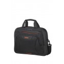 AMERICAN TOURISTER At Work borsa per notebook 39,6 cm 15.6 Valigetta ventiquattrore Nero, Arancione 88532-1070