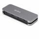 StarTech.com HB30CM4AB hub di interfaccia USB 3.2 Gen 1 3.1 Gen 1 Type C 5000 Mbits Nero, Grigio