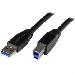 StarTech.com Cavo USB 3.0 attivo USB A a USB B USB 3.1 Gen 1 5 Gbps da 5m USB3SAB5M