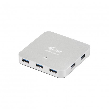 i tec Metal U3HUBMETAL7 hub di interfaccia USB 3.2 Gen 1 3.1 Gen 1 Type A 5000 Mbits Argento