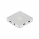 i tec Metal U3HUBMETAL7 hub di interfaccia USB 3.2 Gen 1 3.1 Gen 1 Type A 5000 Mbits Argento