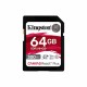 Kingston Technology Canvas React Plus 64 GB SD UHS II Classe 10 SDR264GB