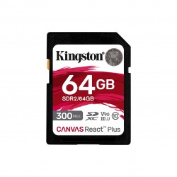 Kingston Technology Canvas React Plus 64 GB SD UHS II Classe 10 SDR264GB