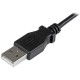 StarTech.com Cavo Micro USB da Ricarica e Sincronizzazione angolato destro da 0,5m USBAUB50CMRA