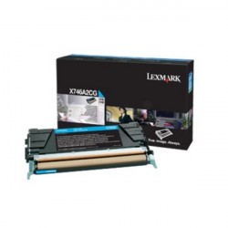 Lexmark X746A3 C cartuccia toner 1 pz Originale Ciano X746A3CG
