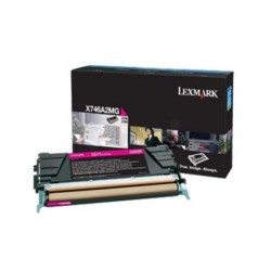 Lexmark X746A3 M cartuccia toner 1 pz Originale Magenta X746A3MG