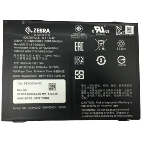Zebra BTRY ET5X 10IN5 01 parte di ricambio per tablet Batteria