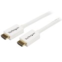 StarTech.com Cavo HDMI ad alta velocità a parete CL3 bianco da 7 m - HDMI a HDMI - MM HD3MM7MW