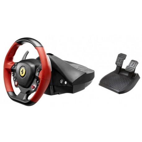 Thrustmaster Ferrari 458 Spider Nero, Rosso Sterzo Pedali Xbox One 4460105