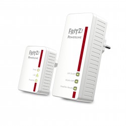 AVM FRITZ Powerline 540E WLAN Set International 500 Mbits Collegamento ethernet LAN Wi Fi Bianco 2 pz 20002684