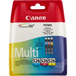 Canon CLI 526 CMY cartuccia dinchiostro 3 pz Originale Ciano, Magenta, Giallo 4541B012