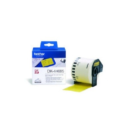 Brother DK 44605 Continuous Removable Yellow Paper Tape 62mm Giallo DK44605