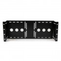 StarTech.com Staffa di montaggio universale per monitor LCD VESA per rack 19 o armadi RKLCDBK