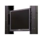StarTech.com Staffa di montaggio universale per monitor LCD VESA per rack 19 o armadi RKLCDBK