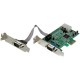 StarTech.com Scheda PCI Express seriale nativa basso profilo a 2 porte RS 232 con 16550 UART PEX2S553LP