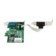 StarTech.com Scheda PCI Express seriale nativa basso profilo a 2 porte RS 232 con 16550 UART PEX2S553LP