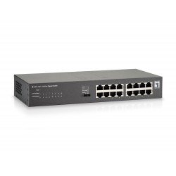 LevelOne GEU 1621 switch di rete Gigabit Ethernet 101001000 Grigio