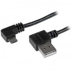 StarTech.com Cavo da Usb a micro USB con connettori ad angolo destro MM da 2 m Nero USB2AUB2RA2M