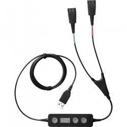 Jabra Link 265 cavo audio USB2.0 2x QD Nero 265 09