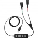 Jabra Link 265 cavo audio USB2.0 2x QD Nero 265-09