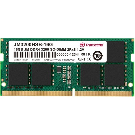 Transcend JetRam JM3200HSB 16G memoria 16 GB DDR4 3200 MHz