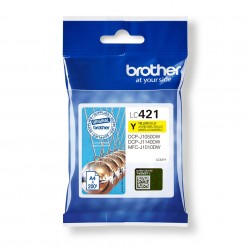 Brother LC 421Y cartuccia dinchiostro 1 pz Originale Giallo LC421Y