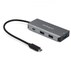 StarTech.com Hub USB C a 4 porte con Power Delivery 10 Gbps 3 USB A e 1 USB C HB31C3A1CPD3