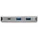 StarTech.com Hub USB C a 4 porte con Power Delivery 10 Gbps 3 USB A e 1 USB C HB31C3A1CPD3