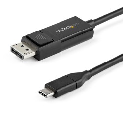 StarTech.com Cavo adattatore da USB C a DisplayPort 1.2 da 2m Cavo video bidirezionale da DP a USB C o USB C a DP 4K 60Hz ...