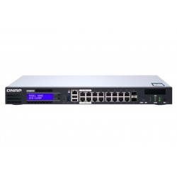 QNAP QGD 1600P Gestito Gigabit Ethernet 101001000 Supporto Power over Ethernet PoE 1U Nero, Grigio QGD 1600P 8G