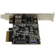 StarTech.com Scheda USB 3.1 a 2 porte 10Gbps USB A, 1x esterna, 1x interna PCIe PEXUSB311EI
