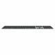 Apple Magic Keyboard in silicone con Touch ID e Tastiera numerica per Mac Nera Italiano MMMR3TA