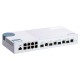 QNAP QSW M408 4C switch di rete Gestito L2 Gigabit Ethernet 101001000 Bianco