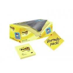 Post It 654Y 20 pouch autoadesiva Quadrato Giallo 100 fogli 81563