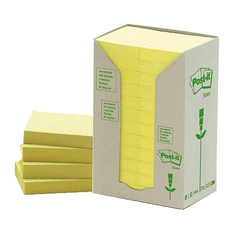 Post It 653 1T pouch autoadesiva Rettangolo Giallo 100 fogli 90257